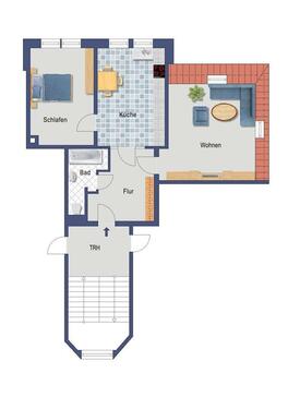 Foto - 2 Zimmer Etagenwohnung zur Miete in Dresden