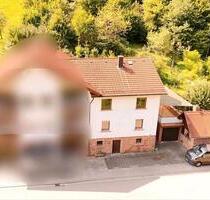 Wohnhaus Oberzent Garage Garten