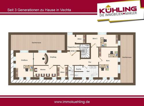 Foto - Repräsentative Büroräume mit Penthousecharakter. Zum Jahresstart 2026 in der Vermietung!