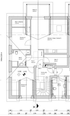 Foto - 3 Zimmer Dachgeschoßwohnung zur Miete in Heidenau