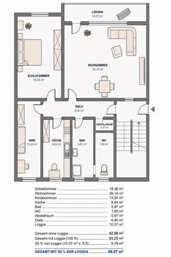 Foto - 3 Zimmer Etagenwohnung zur Miete in Zirndorf