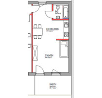1-Zimmer Wohnung zu vermieten - 495,00&nbsp;EUR Kaltmiete, ca.&nbsp; 45,00&nbsp;m&sup2; in Wernberg-Köblitz (PLZ: 92533)