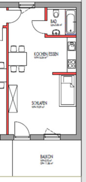 Foto - 2 Zimmer Etagenwohnung zur Miete in Wernberg-Köblitz