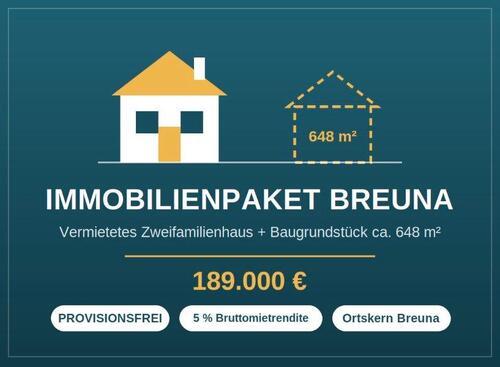 Foto - 2-Parteienhaus mit zusätzlichem Baugrundstück voll erschlossen!