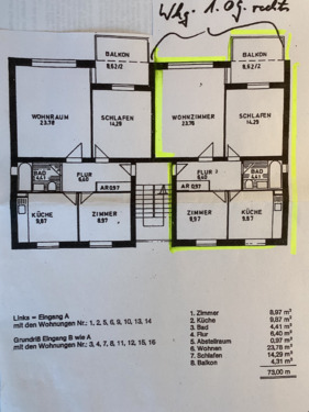 Foto - - Anfragestopp - 3-Zimmer-Wohnung in BI-Quelle