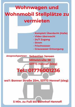 Foto - Stellplatz für Wohnmobile und Wohnwagen