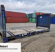 20 Fuß Flatrack Flat Rack - 3.200,00 EUR Kaltmiete, in Münster (PLZ: 48143)