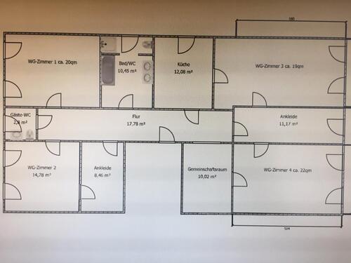 Foto - 01.12.2025 WG Zimmer in einer 4er WG, 380,00 €