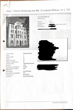 Foto - 3 Zimmer Etagenwohnung zur Miete in Leipzig