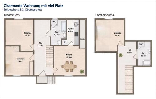 Foto - 3-Zi-Wohnung mit Garten und ALL-INCL. Nebenkosten ( inkl. Strom)