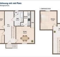 3-Zi-Wohnung mit Garten und ALL-INCL. Nebenkosten ( inkl. Strom) - Steinau an der Straße