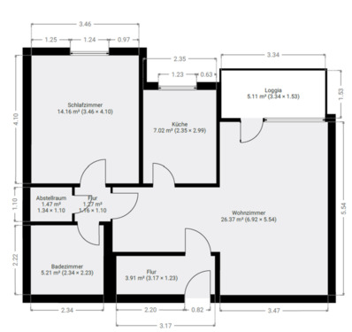 Foto - 2 Zimmer Etagenwohnung in Hattingen