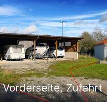 Großer Carport mit Gewerbegrundstück, oder privater Nutzung - Obernzenn