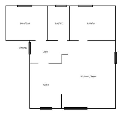 Foto - 3 ZKB Wohnung mit Balkon in St. Wendel-Winterbach