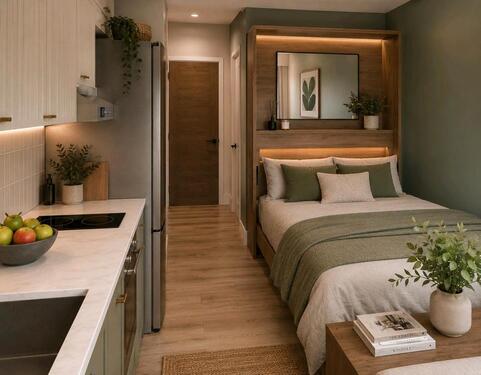 Foto - Möbliertes Appartement in Trier-Euren – ideal für Pendler mit EBK