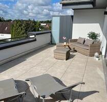 Ein Traum! Neubau Wohnung mit Fahrstuhl + riesiger Dachterrasse (31 m²) mit Blick über Stemwarde - Barsbüttel