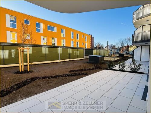 Foto - Erding - Moderne 3-Zimmer-EG-Wohnung in zentraler, familienfreundlicher Siedlung