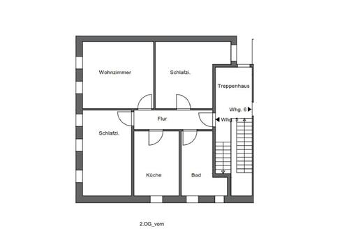 Foto - Frisch renovierte 3-Zimmer-Wohnung mit Einbauküche