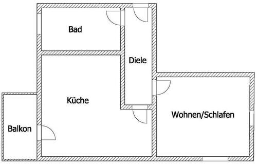 Foto - 1 Zimmer Etagenwohnung in Riesa