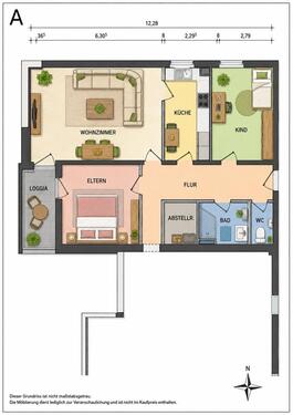 Foto - 3 Zimmer Etagenwohnung zum Kaufen in Osnabrück