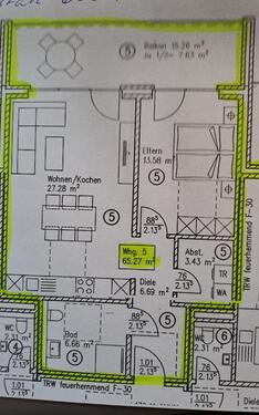 Foto - Etagenwohnung in Halle zur Miete