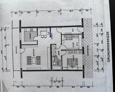 Foto - 3,5 Z ETW mit Balkon und Garage in 45472 MH, 30er Zone