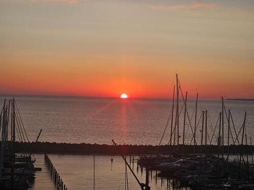 Foto - 'Hafenblick' direkt am Ostsee-Strand Kiel-Schilksee Meerblick!