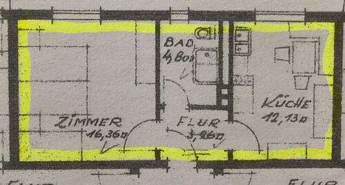 Foto - 1 Zimmer Erdgeschoßwohnung zum Kaufen in Ingolstadt