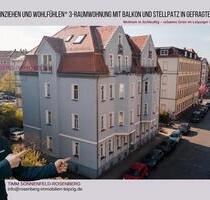 Renovierte 3-Raumwohnung mit Balkon und Stellplatz in Leipzig Schleußig - sofort verfügbar!
