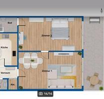 Wohnung in Unkel, Rhein Nähe - 1.170,00&nbsp;EUR Kaltmiete, ca.&nbsp; 65,00&nbsp;m&sup2; in Troisdorf (PLZ: 53842) Altenrath