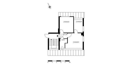 Foto - 2 Zimmer Dachgeschoßwohnung zur Miete in Bremen