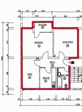 Foto - Etagenwohnung zur Miete in Oberhausen