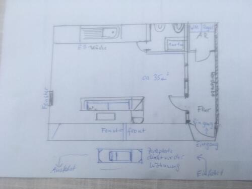 Foto - 1 Zimmer Erdgeschoßwohnung zur Miete in Stemwede