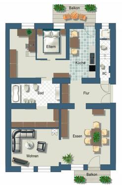 Foto - 3 Zimmer Etagenwohnung in Kassel