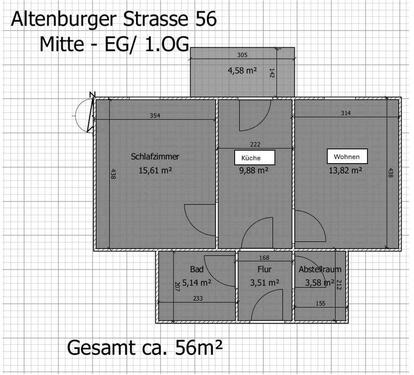 Foto - Etagenwohnung in Waldenburg zur Miete