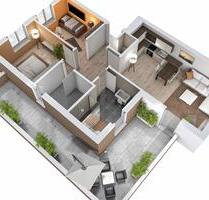 Komfortable 3-Zimmer Wohnung mit XXL Balkon in Bad Bentheim