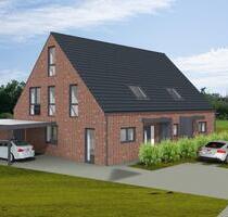 Moderne Doppelhaushälfte in Rheine – KfW 40 Neubau mit PV-Anlage