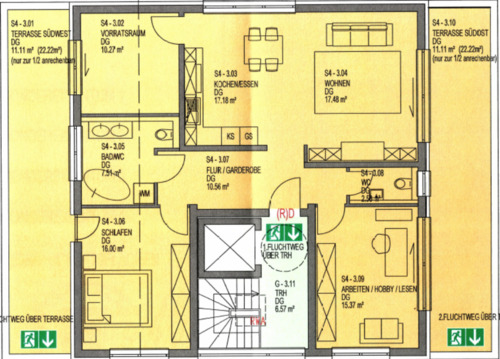 Foto - 4-Zimmer-Penthouse-Wohnung - 650.000,00&nbsp;EUR Kaufpreis, ca.&nbsp; 120,00&nbsp;m&sup2;