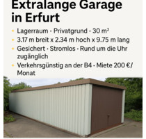 Garage - Männerhöhle - Extragröße - Erfurt Daberstedt