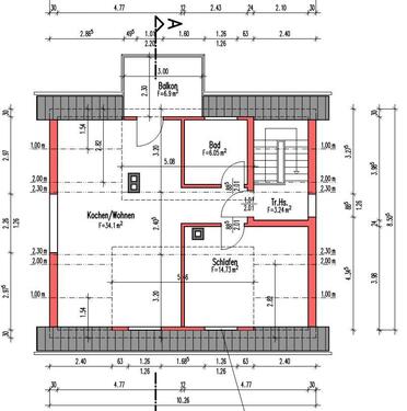 Foto - 2 Zimmer Dachgeschoßwohnung zur Miete in Lübbecke