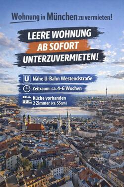 Foto - 2-Zimmer Wohnung (unmöbliert) zur Zwischenmiete