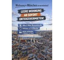 2-Zimmer Wohnung (unmöbliert) zur Zwischenmiete - München Pasing-Obermenzing