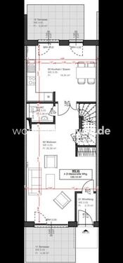 Foto - Etagenwohnung zur Miete in Hamburg