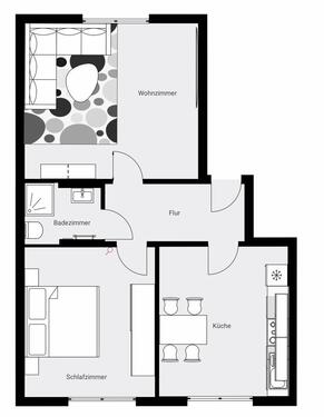 Foto - Erdgeschoßwohnung in Bochum zur Miete
