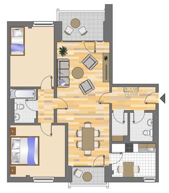 Foto - 3-Zimmer-Wohnung in Düsseldorf Hassels