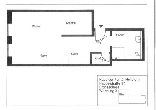 Foto - Etagenwohnung in Heilbronn zur Miete