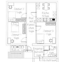Wohnung zu vermieten - 700,00&nbsp;EUR Kaltmiete, ca.&nbsp; 90,00&nbsp;m&sup2; in Ornbau (PLZ: 91737)