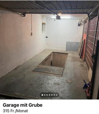 Foto - Garage mit Grube in Rheinfelden Karsau nahe B34