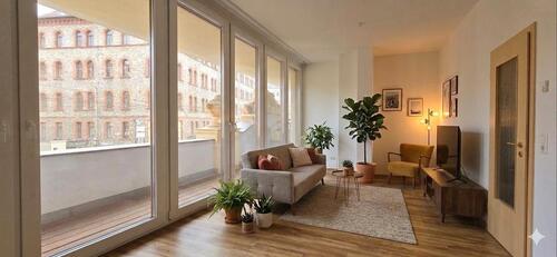 Foto - Barrierefreie 2-Raum-Etagenwohnung mit 2 Balkonen in Mehrgenerationshaus!