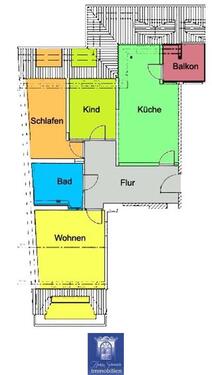 Foto - 3 Zimmer Dachgeschoßwohnung zur Miete in Dresden